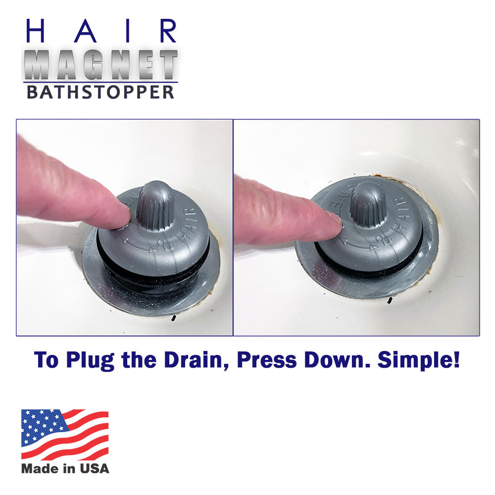 Hair Magnet - Bathstopper - 2-pack
